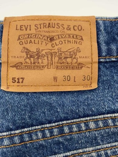 商品画像：517/オレンジタブ ボタン裏J02 ボトム/27/デニム/IDG/無地/20517-0217 4