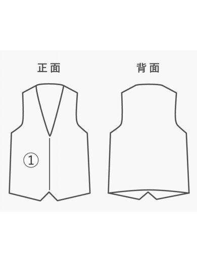 商品画像：ダックベスト/裏ボアL/コットン/GRY/無地/V33GVL/スレ・ダメージ有// 8