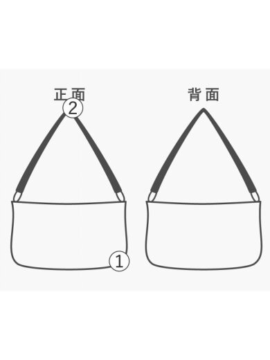 商品画像：トートバッグ/--/BLK/PS-1908/2WAY/持ち手劣化有/汚れ有// 9