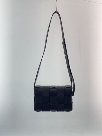 商品画像：カセット/マキシイントレチャート/クロスボディバッグ ショルダーバッグ/レザー/BLK/無地 3