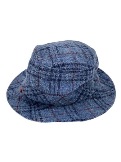 商品画像：×Loro Piana/チェxクバケットハット/BLU/総柄/メンズ// 1