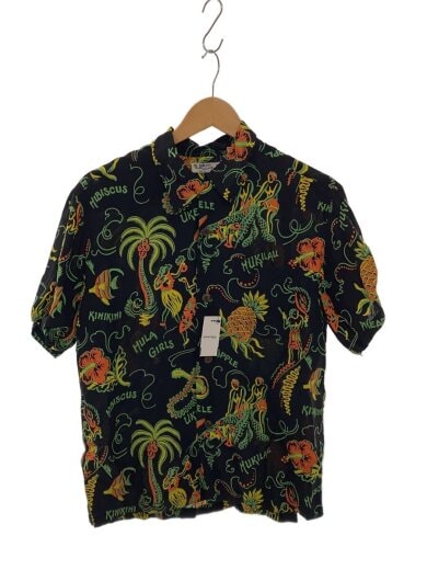 商品画像：アロハシャツ/M/レーヨン/BLK/SS38575// 1