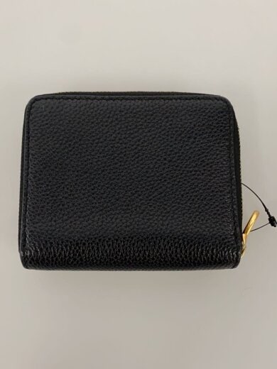 商品画像：2つ折り財布/レザー/BLK/レディース// 2