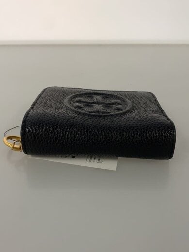 商品画像：2つ折り財布/レザー/BLK/レディース// 4