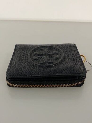 商品画像：2つ折り財布/レザー/BLK/レディース// 6