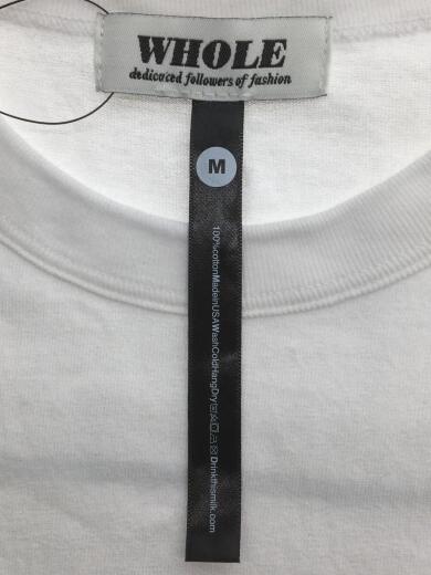 画像：その他ブランドWHOLE×GERMS/Tシャツ/M/コットン/WHT/ホール×ジャームス4