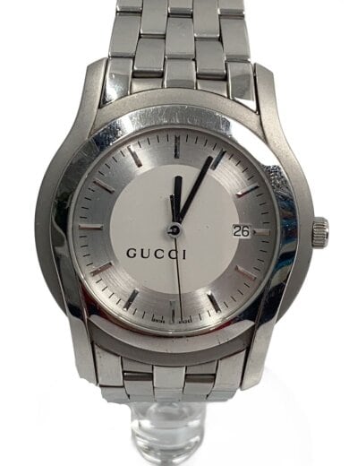 商品画像：クォーツ腕時計/アナログ/ステンレス/WHT/SLV/SS/5500XL 1