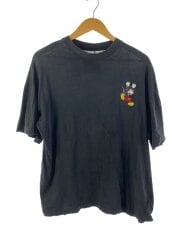 90s/OLD DISNEY/mickey&co./シングルステッチ/Tシャツ/--/コットン/BLK/無地
