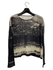 シルク混/長袖カットソー/38/--/BLK/04225467