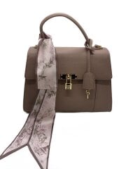 ロールカバーパッドロックバック/ ショルダーバッグ/フェイクレザー/PNK/無地/SWGB25161