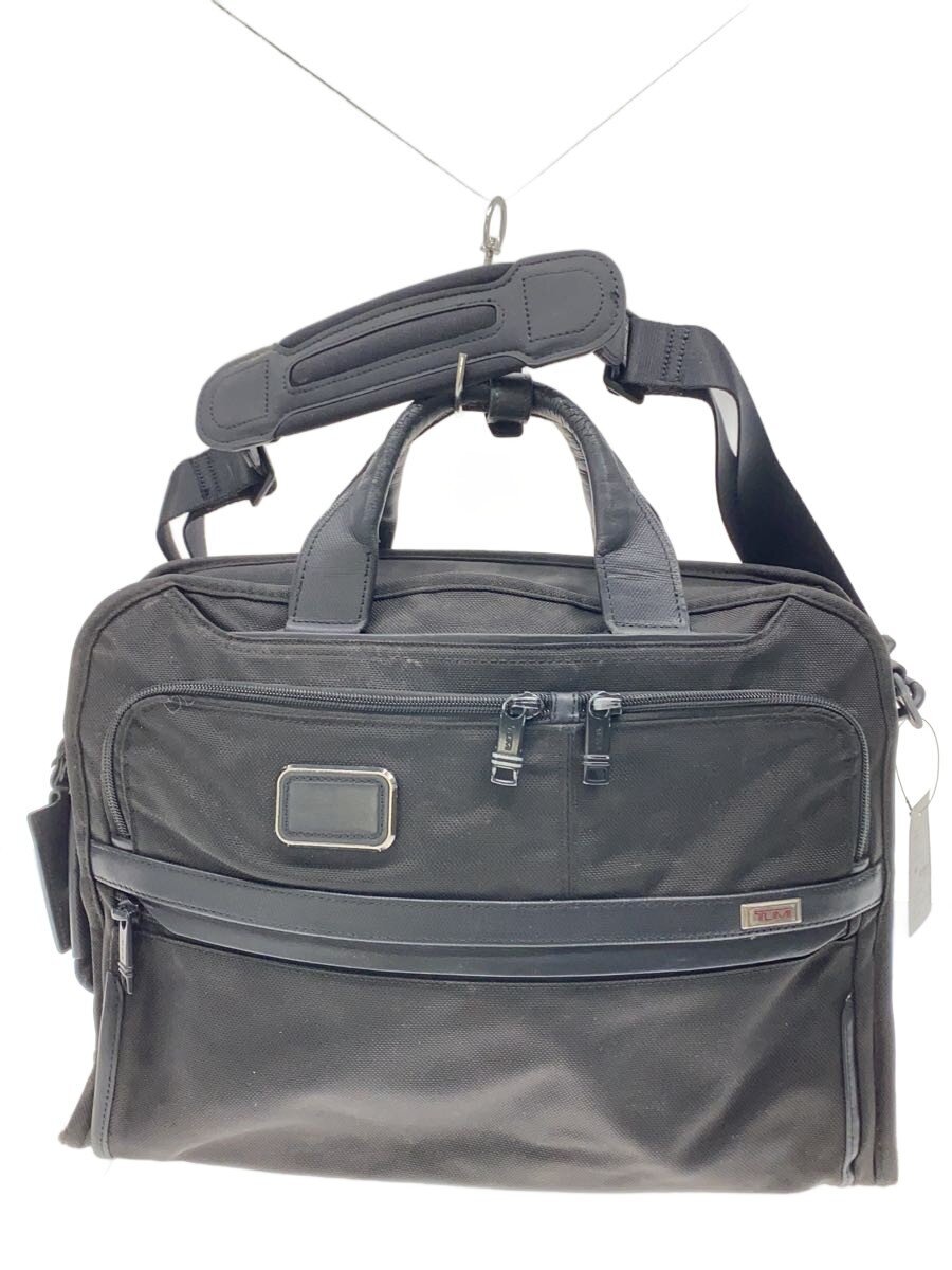 TUMI / ALPHA3/3WAY/ブリーフケース/ナイロン/BLK/無地/2603182D3