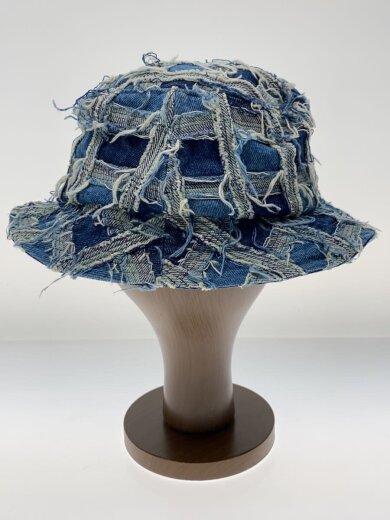商品画像：Frayed Patchwork Denim Crusher/バケットハット/--/デニム/IDG/メンズ 2