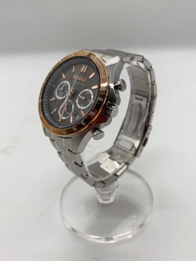 商品画像：クォーツ腕時計/アナログ/ステンレス/BRW/SLV/SS/8T63-00D0/クロノグラフ 2