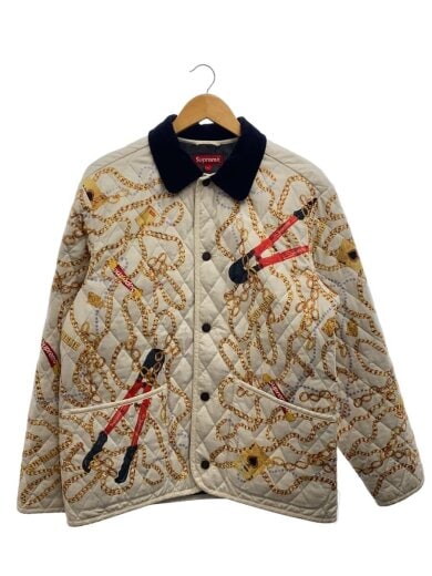 商品画像：キルティングジャケット/L/コットン/WHT 1