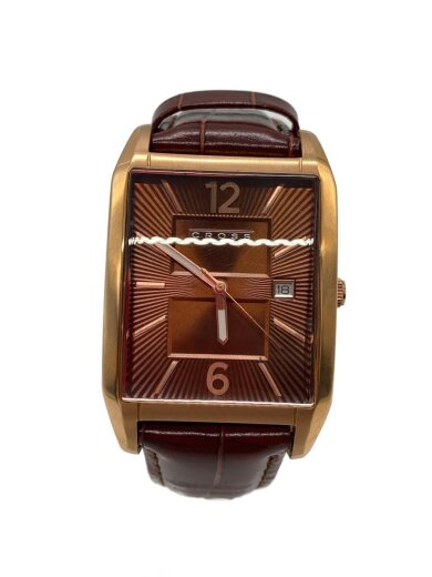 商品画像：クォーツ腕時計/アナログ/レザー/BRW/BRW/CR8001 1