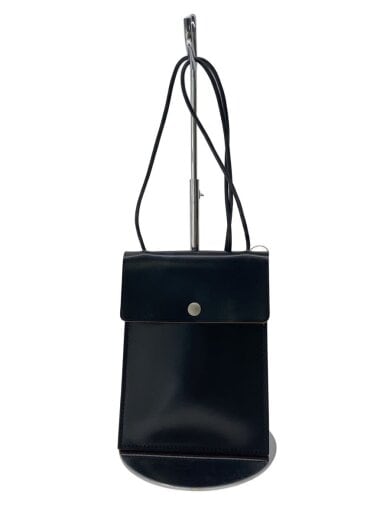 商品画像：CONTEAST LEATHER/ショルダーバッグ/牛革/BLK/無地 1