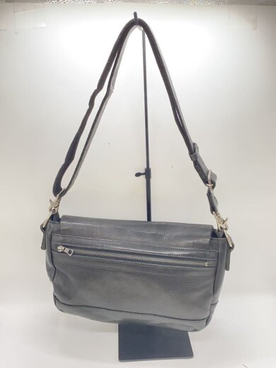 商品画像：ショルダーバッグ/レザー/BLK/無地 3