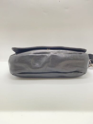 商品画像：ショルダーバッグ/レザー/BLK/無地 4