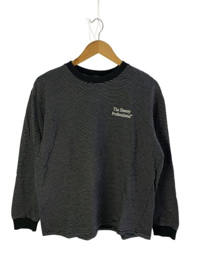 商品画像：長袖Tシャツ/L/コットン/BLK/ボーダー/SS22BRENCT05AM 1