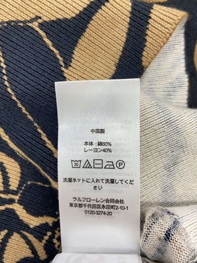 商品画像：ニット・セーター(薄手)/XS/コットン/BLK/花柄// 4