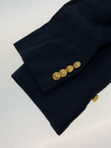 商品画像：3Bテーラードジャケット/金ボタン/リネン/NVY/無地/PMJ-BR-RL 6