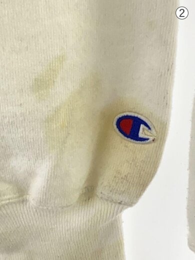 商品画像：スウェット/90s後期/REVERSE WEAVE/目あり/L/コットン/WHT/無地 5