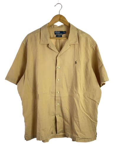 商品画像：半袖シャツ/XXL/リネン/BEG/無地 1