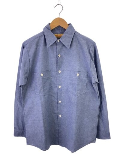 商品画像：長袖シャツ/M/コットン/BLU// 1