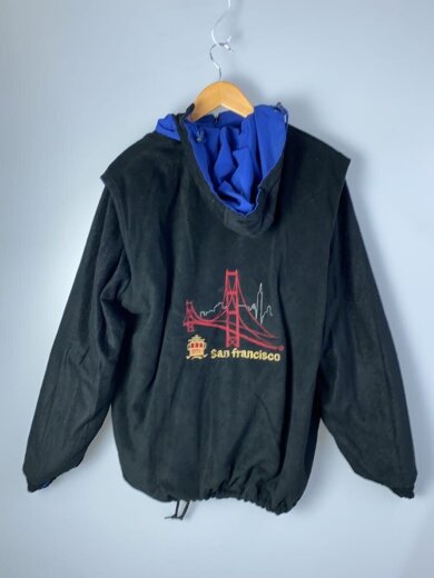 商品画像：ディタッチャブルリバーシブルジャケット/XL/ポリエステル/BLU// 4