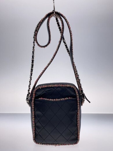 商品画像：マトラッセチェーンショルダー/レザー/BLK/内側穴あり// 3