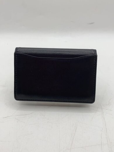 商品画像：カードケース/レザー/BLK/無地/メンズ 2
