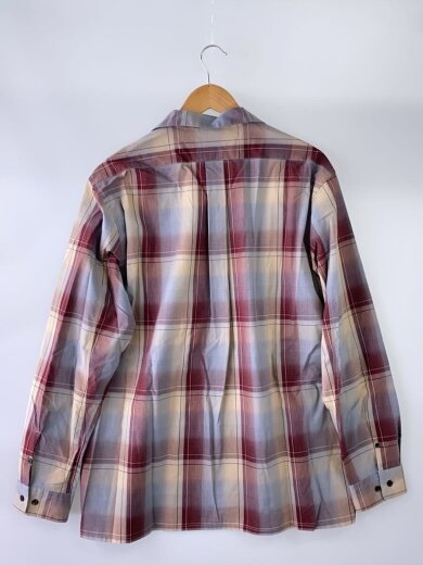 商品画像：OMBRE PLAID OPEN COLLAR BLOUSE/3/コットン/マルチカラー/チェック/2411300501// 2