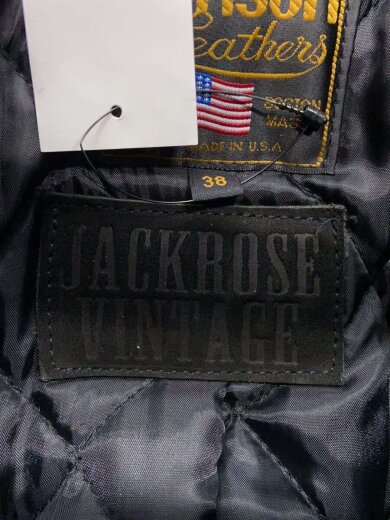 商品画像：×JACK ROSE/シングルライダースジャケット/38/レザー/BLK/18132// 4