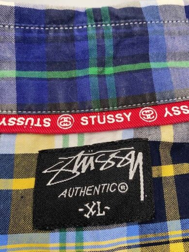 商品画像：■00s～/半袖シャツ/XL/コットン/BLU/チェック 3