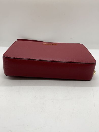 商品画像：ショルダーバッグ/レザー/RED/無地/PS-2406 3