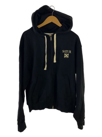 画像：SATURパーカー/XL/--/BLK/無地/SA23FWUJ01//1