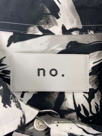 商品画像：長袖シャツ/2/コットン/WHT/総柄/22-FW-USH-01 3