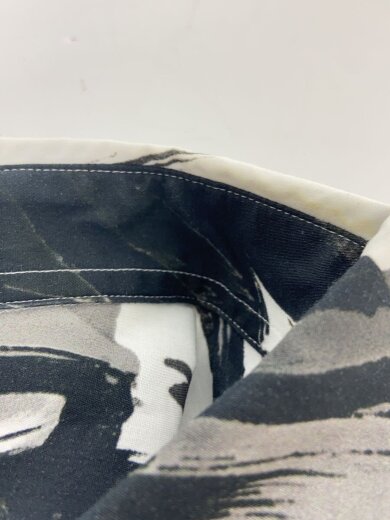 商品画像：長袖シャツ/2/コットン/WHT/総柄/22-FW-USH-01 7