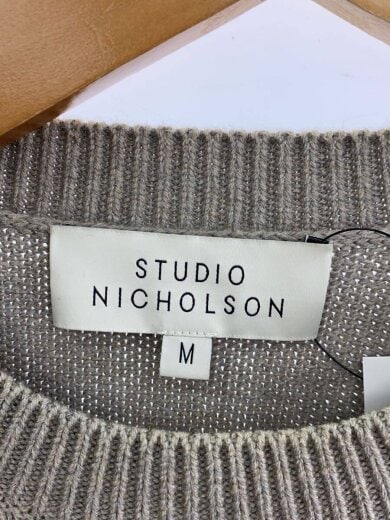 商品画像：ニット・セーター(厚手)/M/ウール/GRY/無地/51-10-122006 3