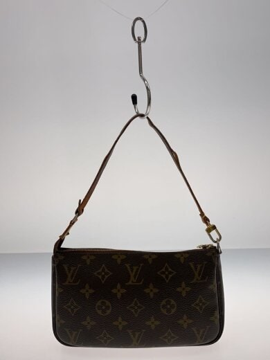 商品画像：1)ポシェット・アクセソワール_モノグラム・キャンバス/PVC/ブラウン/茶 3