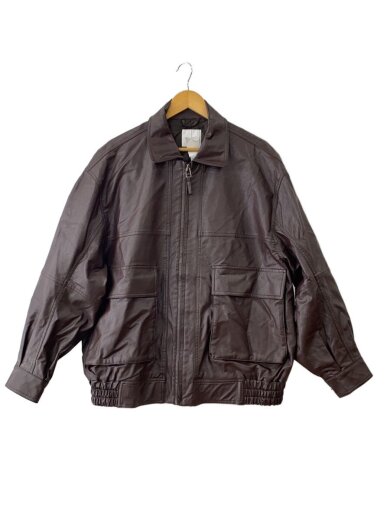 商品画像：レザージャケット・ブルゾン/L/フェイクレザー/ジップアップ/1053248900598 1