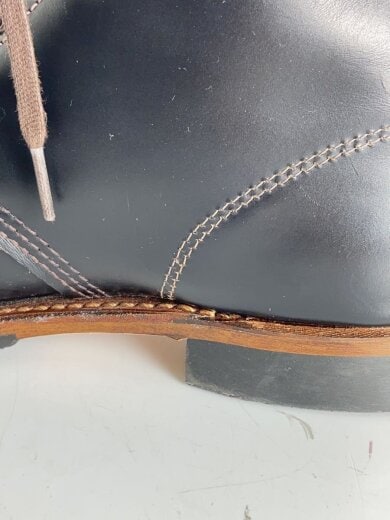 画像：RED WINGブーツ/26cm/ブラック/レザー/9060/Beckman/ベックマン/フラットボックス6