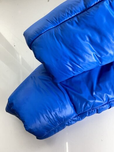 商品画像：ブルゾン/M/ナイロン/BLU/無地/ROUND JACKET/ラウンドジャケット 6