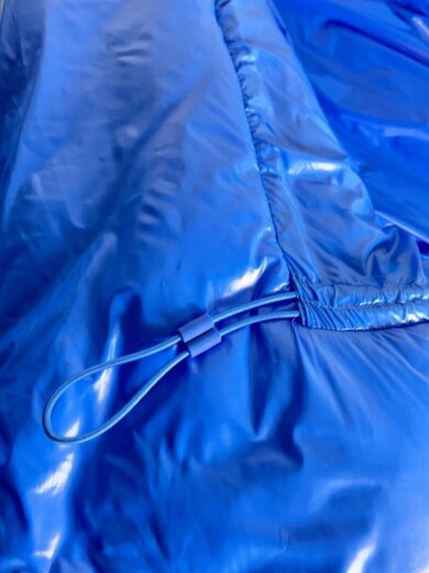 商品画像：ブルゾン/M/ナイロン/BLU/無地/ROUND JACKET/ラウンドジャケット 8