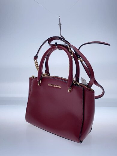 商品画像：ハンドバッグ/2WAY/ショルダー/チェーンバッグ/レザー/RED// 2