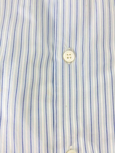 商品画像：ドット/ストライプ/長袖シャツ/XS/コットン/BLU/DQ-B027 8