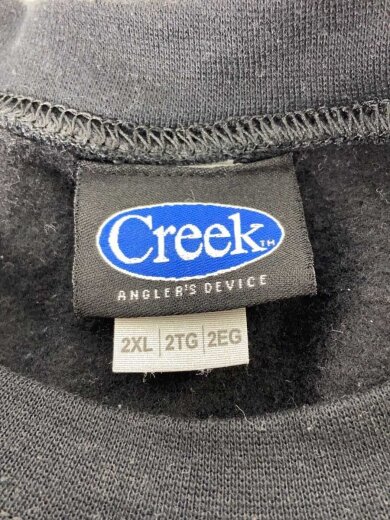 商品画像：スウェット/プルオーバー/ロゴ/クルーネック/2XL/コットン/ブラック/黒 3