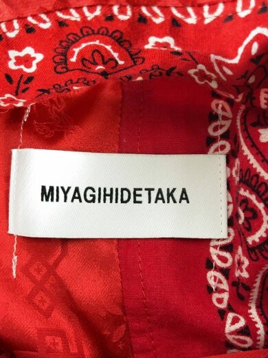 商品画像：半袖シャツ/FREE/シルク/RED/ペーズリー 3