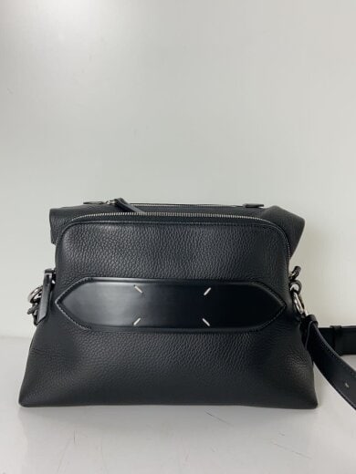 商品画像：ショルダーバッグ/クラッチ/レザー/ブラック/無地/SB1WG0003/5AC// 3