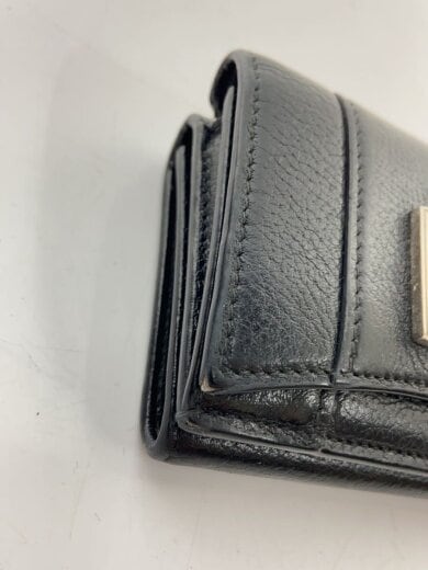 商品画像：3つ折り財布/黒/ブラック/無地/レディース/600212/ミニ財布/コンパクト 7